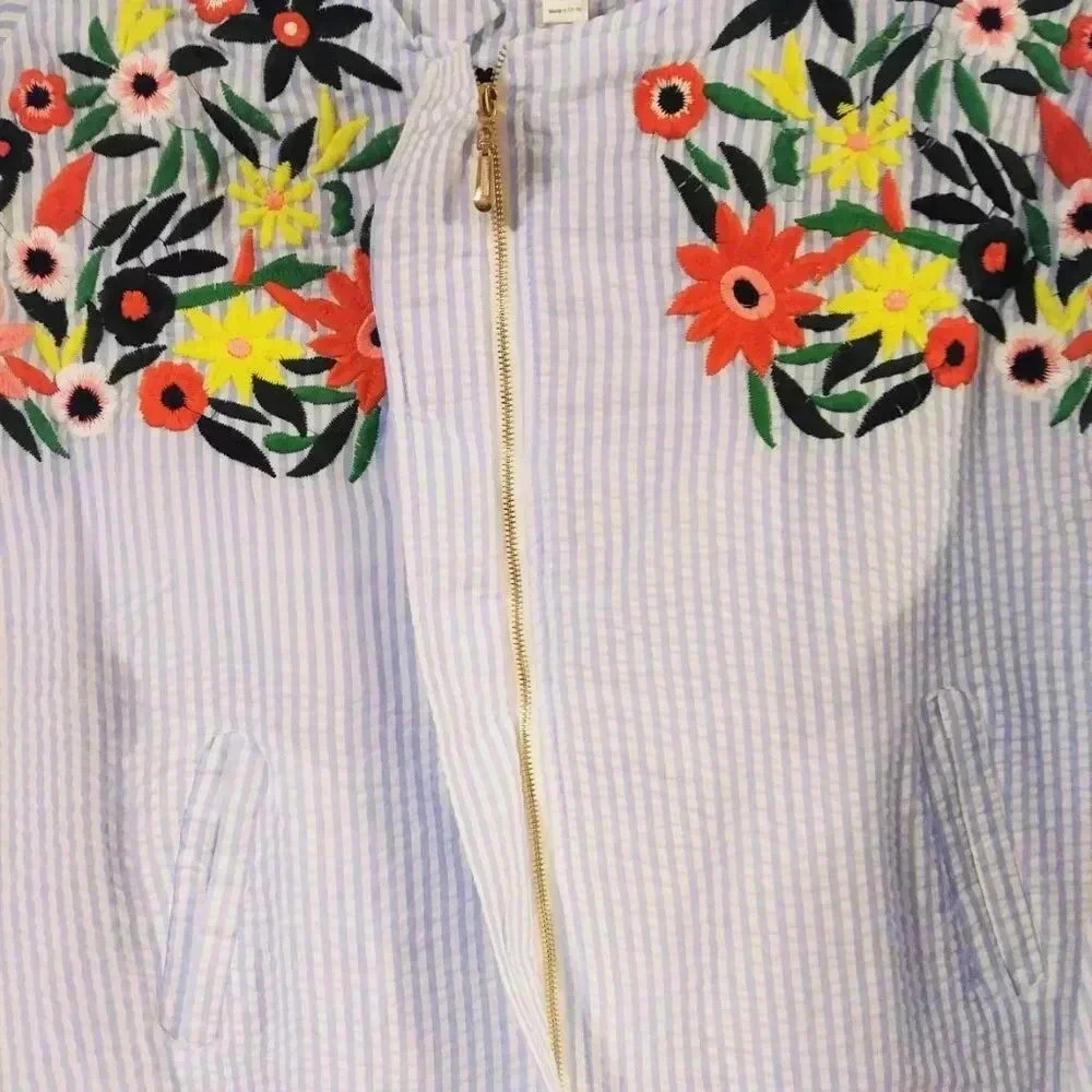 Dygarni Embroidered Striped Top - Picture 5 of 7
